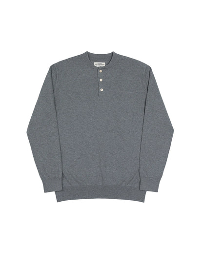 Jacquard Shoulder Henley Shirt