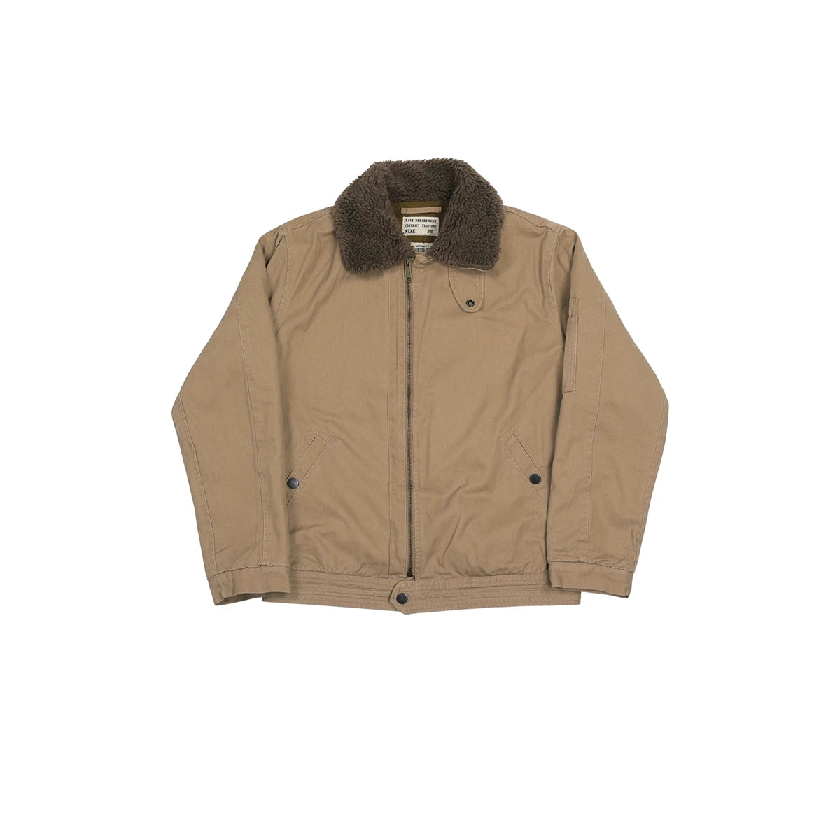 Wool Blend Aviator Bomber Jacket