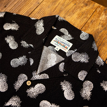 Pineapple Seersucker Hawaiian Shirt