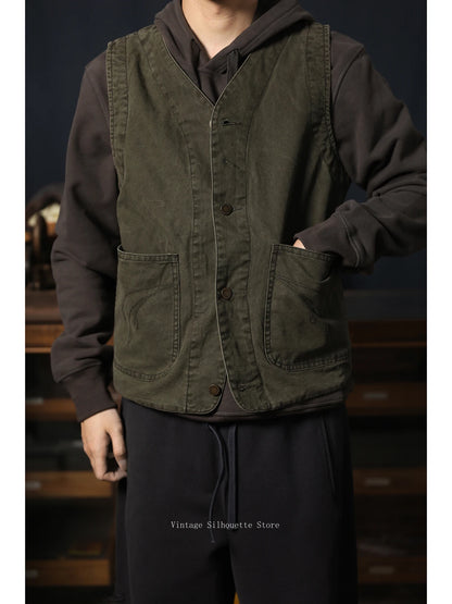 Canvas Utility Work Vest