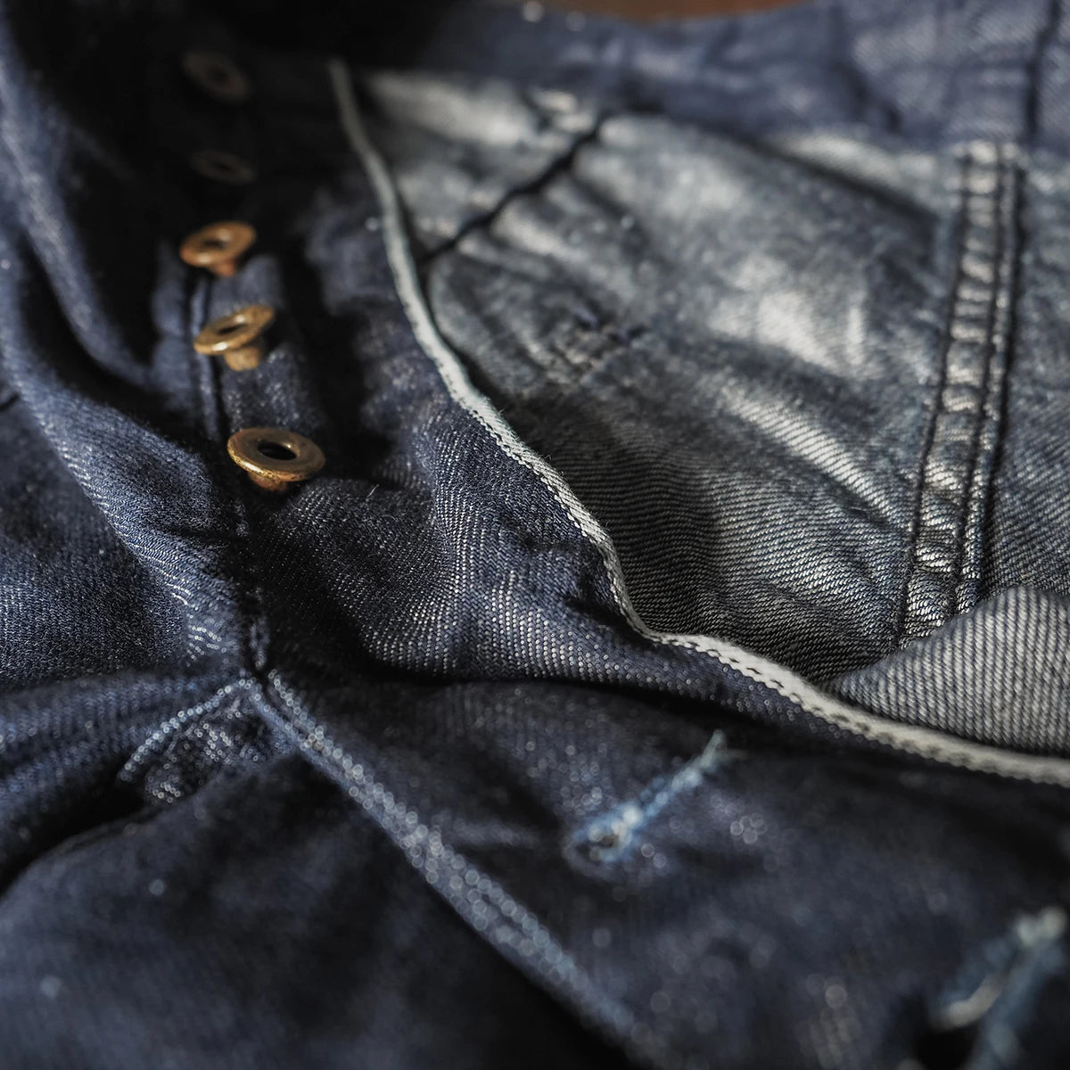 Selvedge Denim Deck Shorts