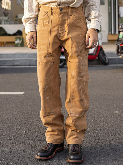 Paint Splatter Carpenter Pants