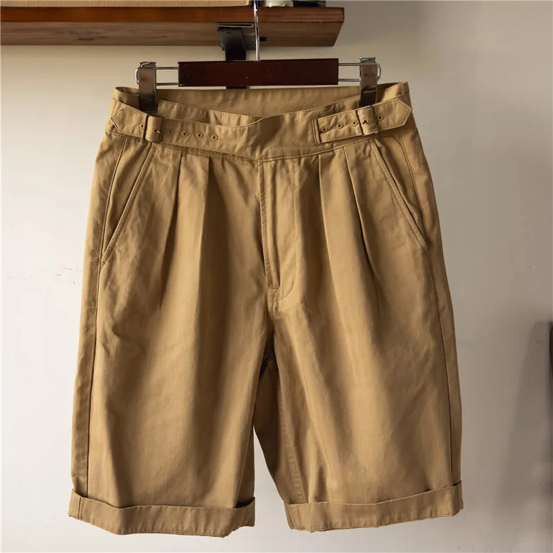 Adjustable Waist Gurkha Shorts