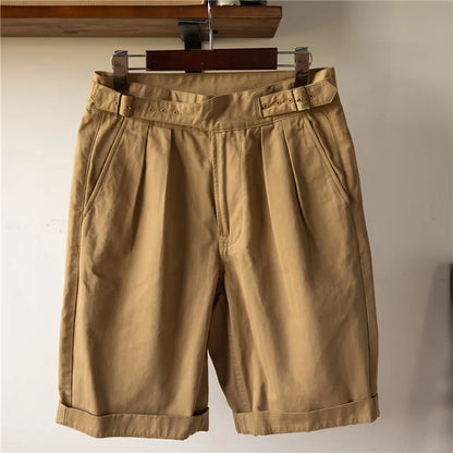 Adjustable Waist Gurkha Shorts