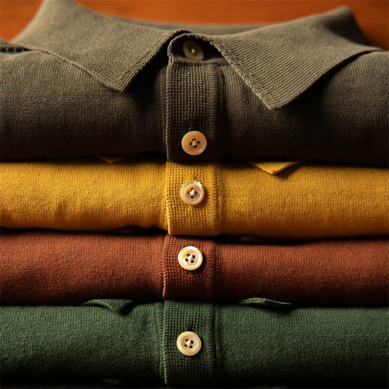 Cotton Short Sleeve Polo Shirt