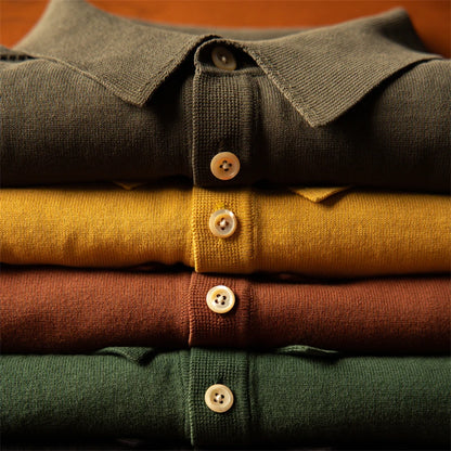 Cotton Short Sleeve Polo Shirt