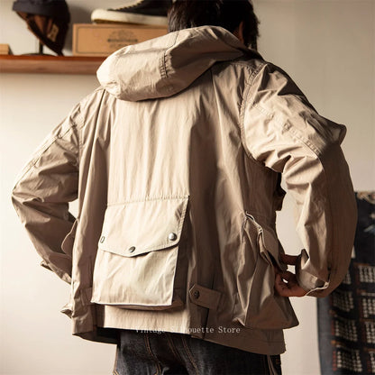 Hooded Fishing Utility Jacket