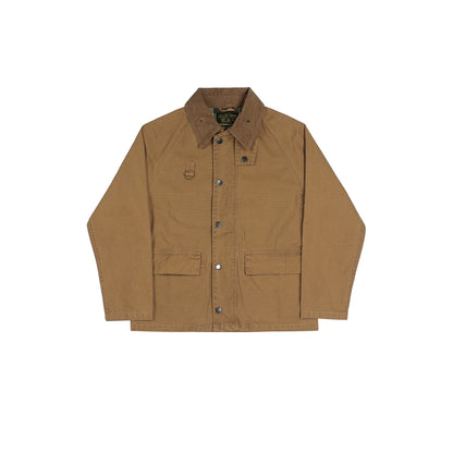Corduroy Collar Safari Jacket