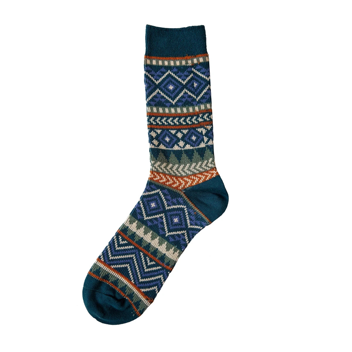 Fair Isle Crew Socks