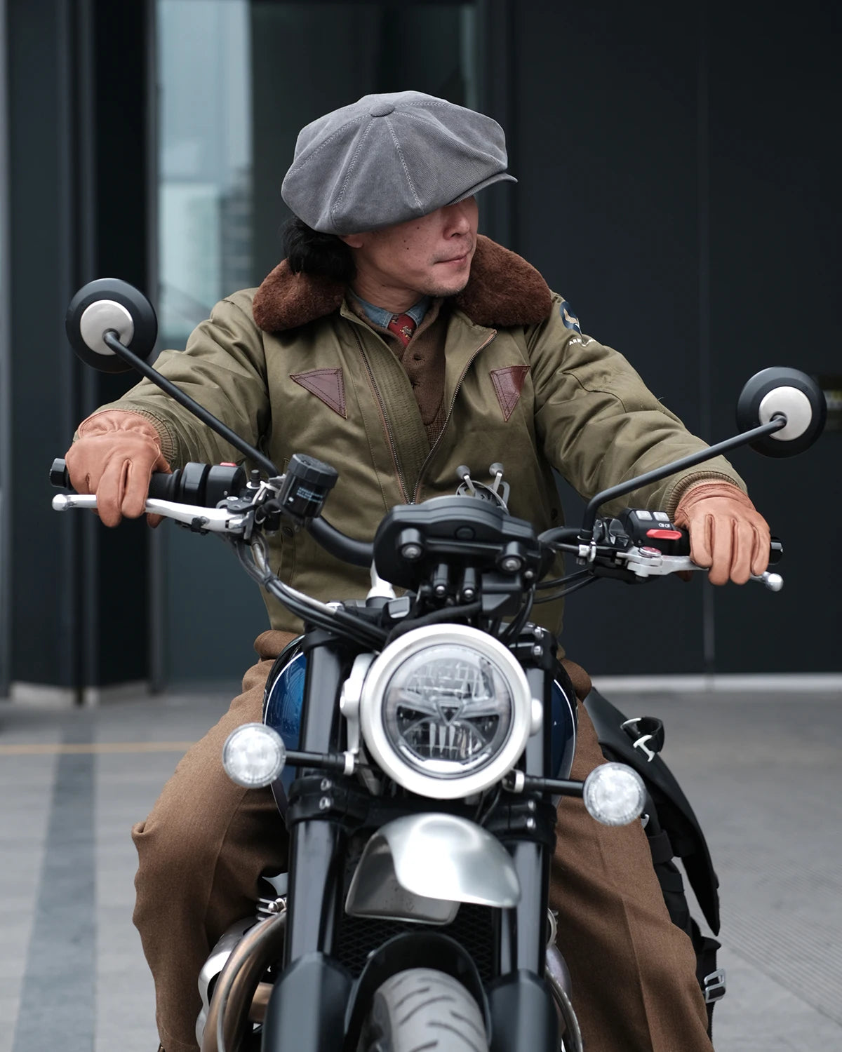 Wool Lined Bomber Jacket