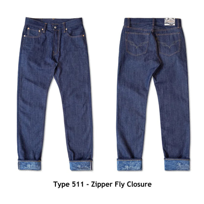 Natural Indigo Selvedge Jeans