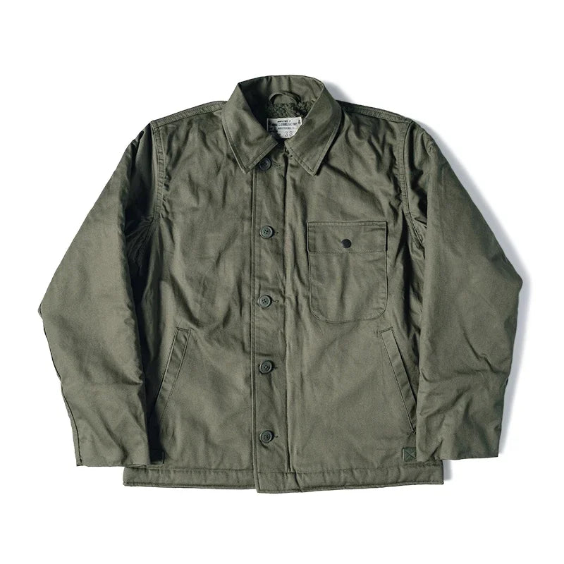 Army Green A-2 Deck Jacket