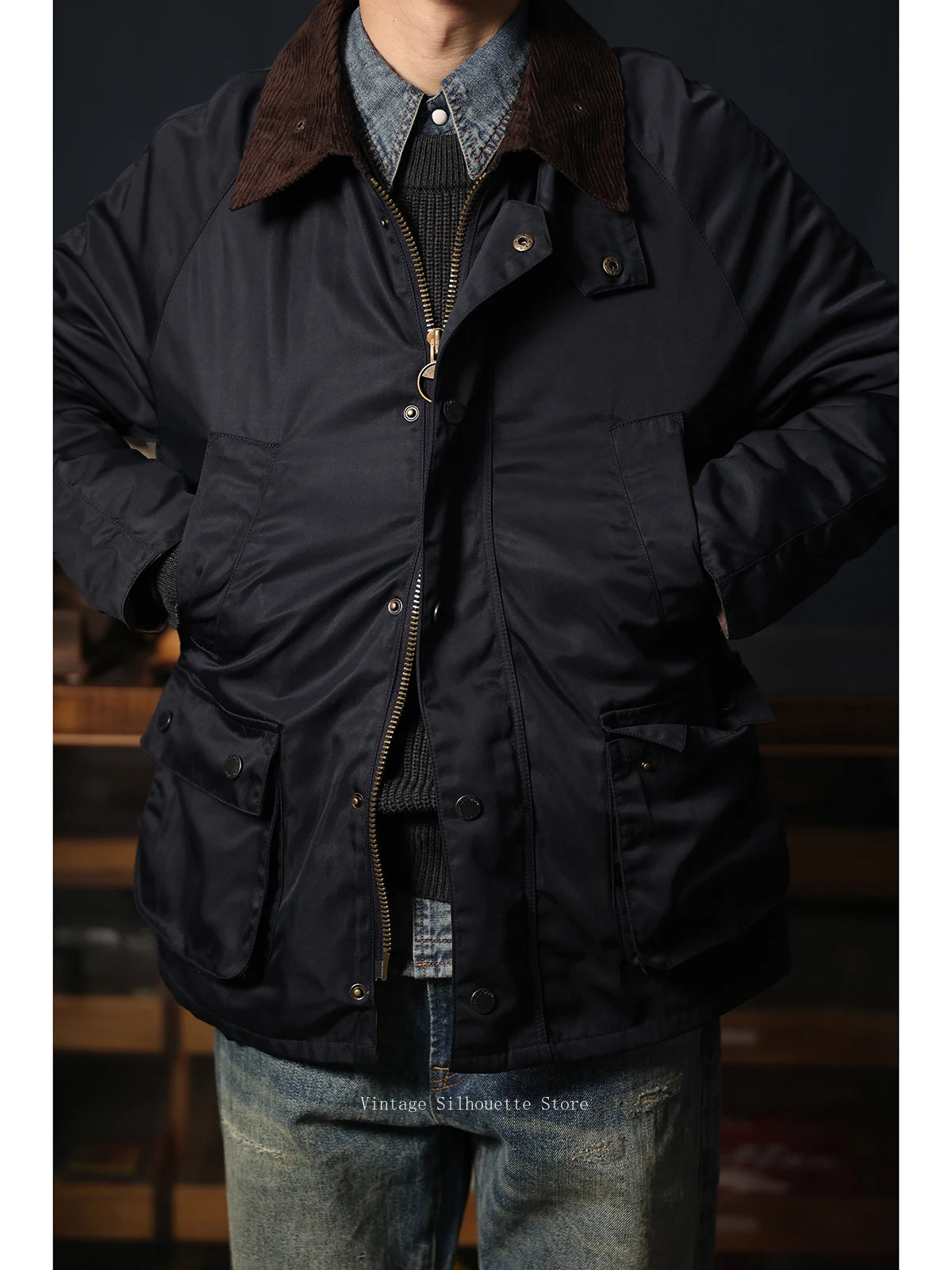 Mid Length Waxed Outdoor Jacket