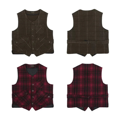 Plaid Hunting Utility Vest
