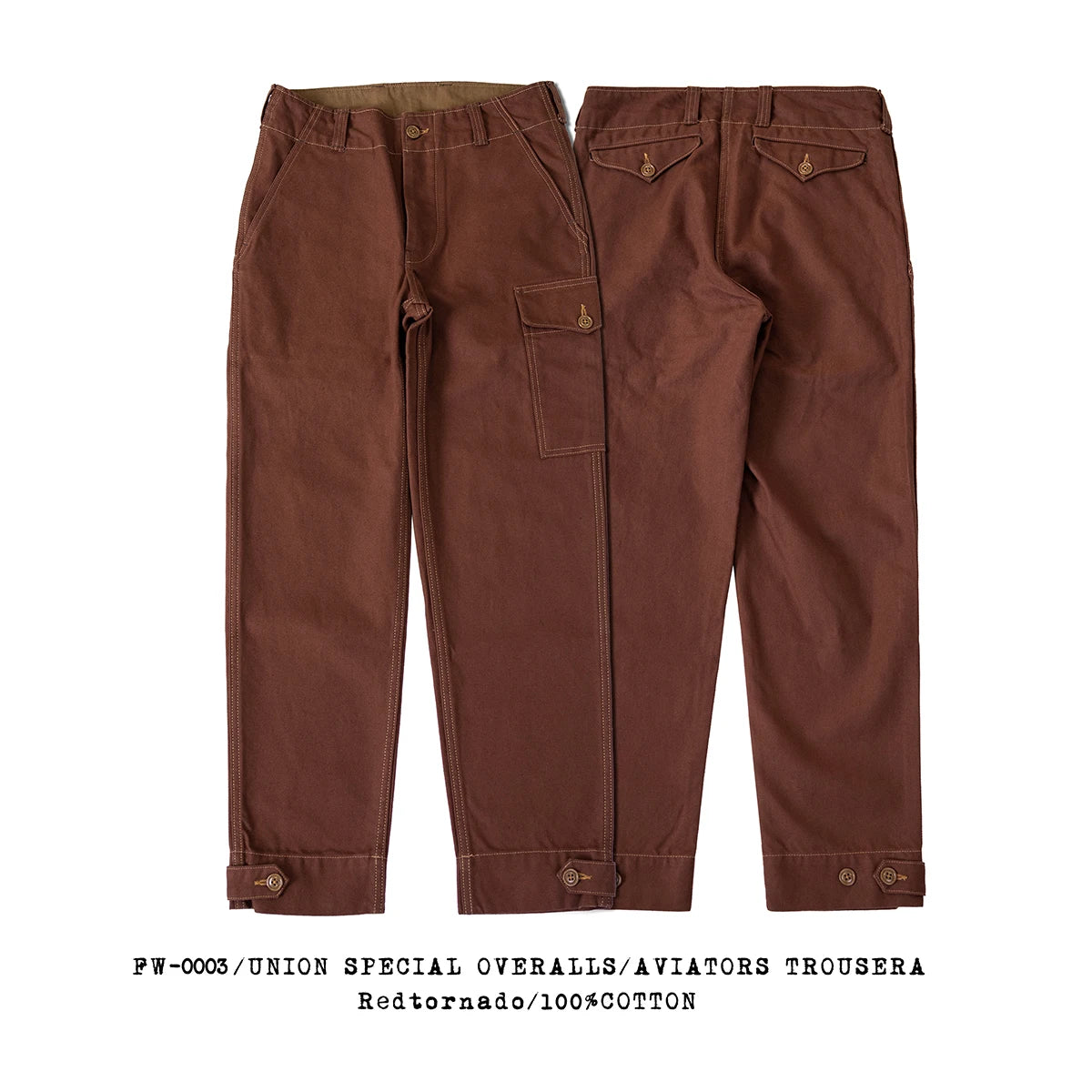 Twill Aviator Cargo Pants