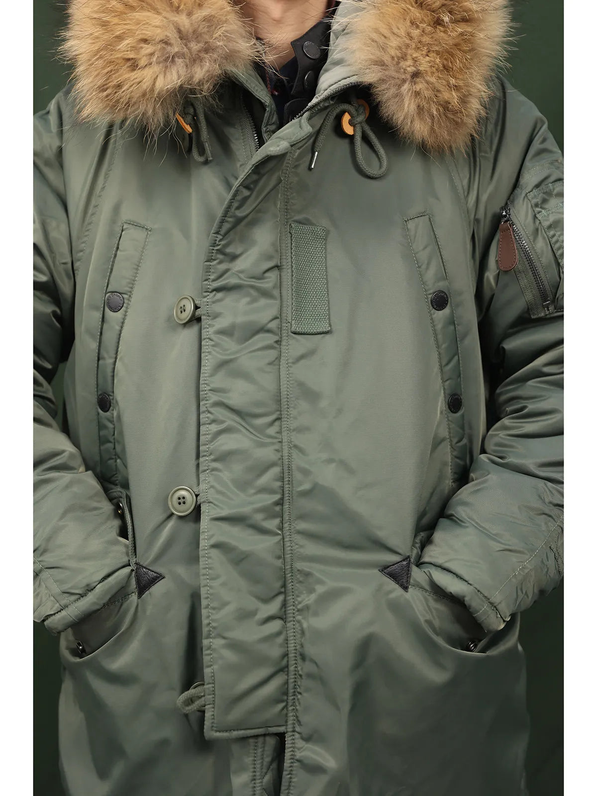 Detachable Fur Collar N-3B Parka