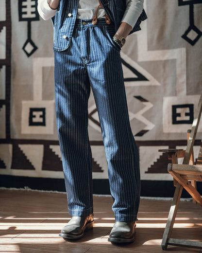 Wabash Stripe Railroad Pants