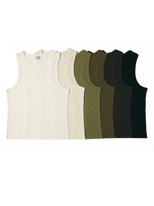 Ribbed Cotton Tank Top