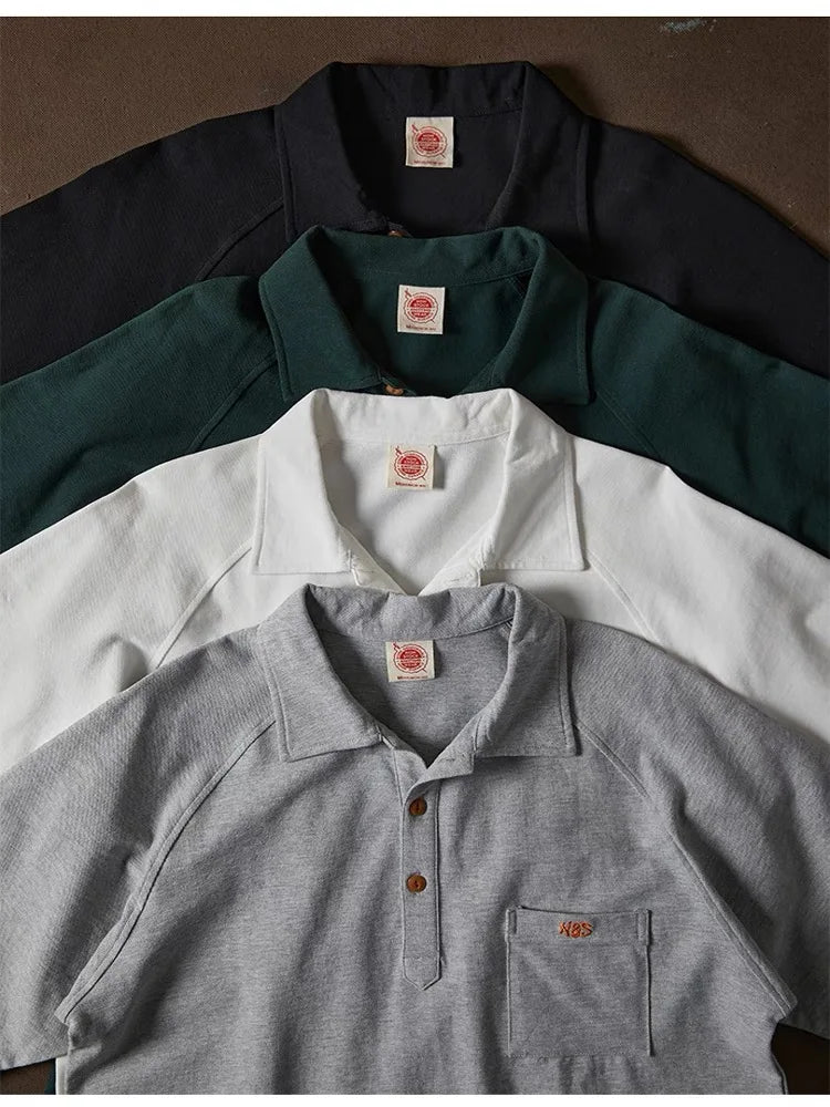 Raglan Pique Polo Shirt