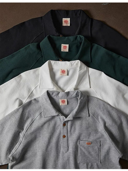 Raglan Pique Polo Shirt