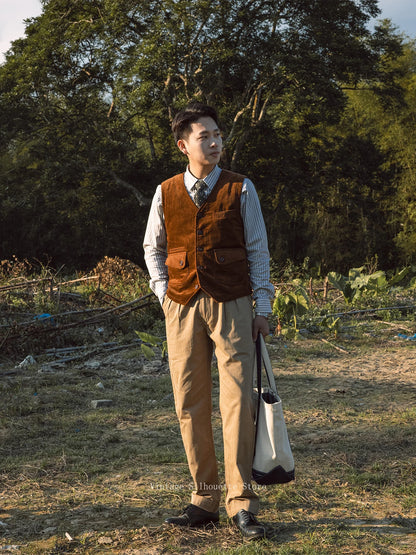 Herringbone Cotton Gurkha Pants