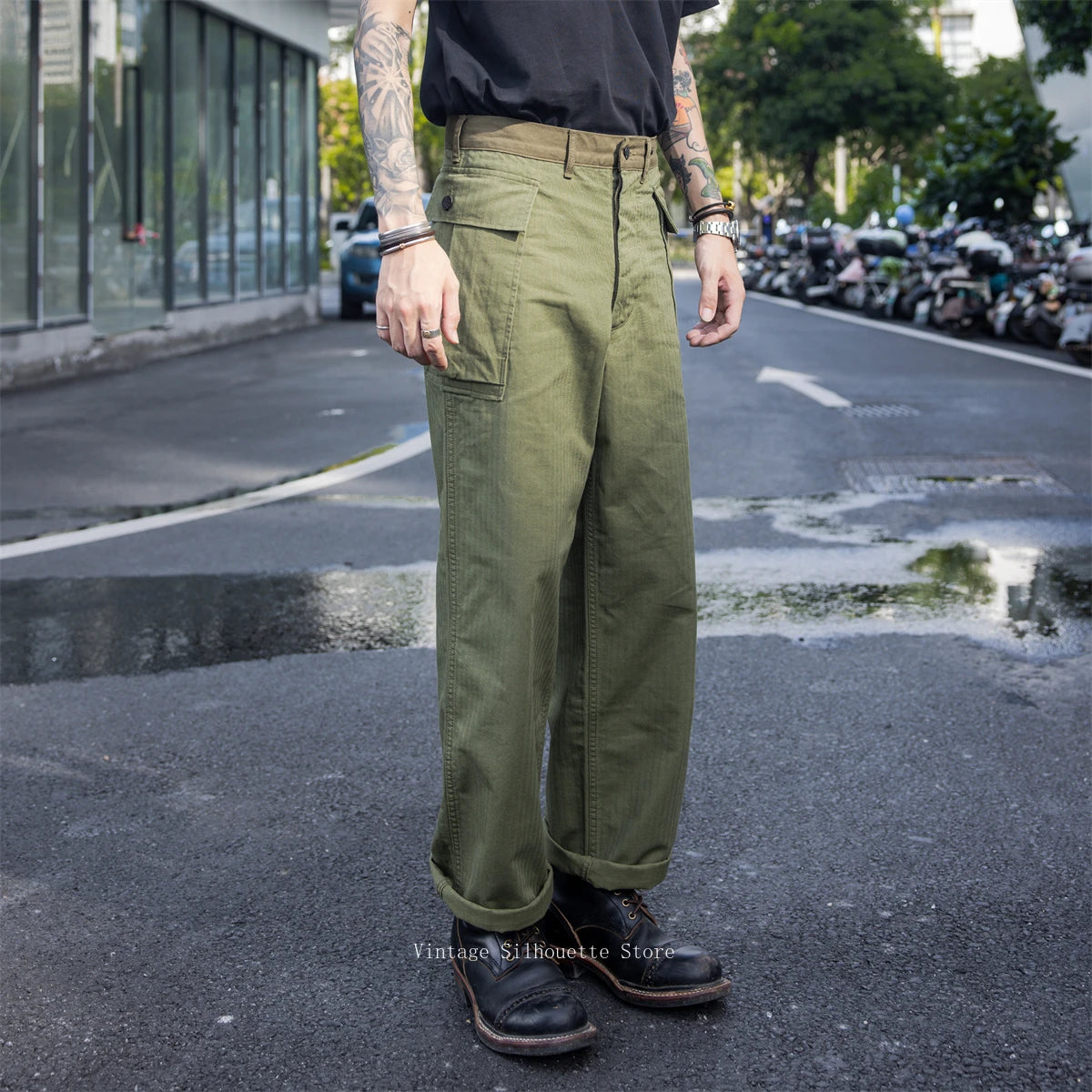 M-43 HBT Cargo Trousers