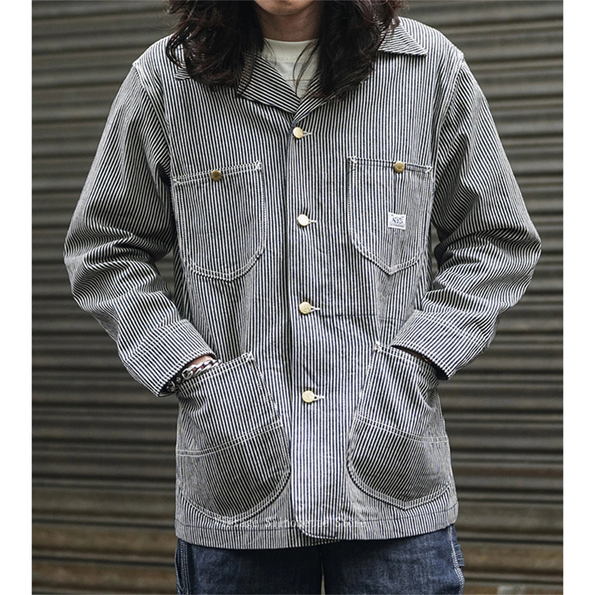 Hickory Stripe Chore Jacket