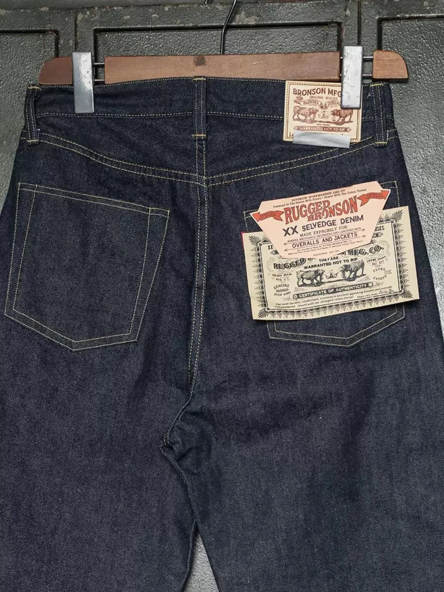 Raw Denim Waist Overalls