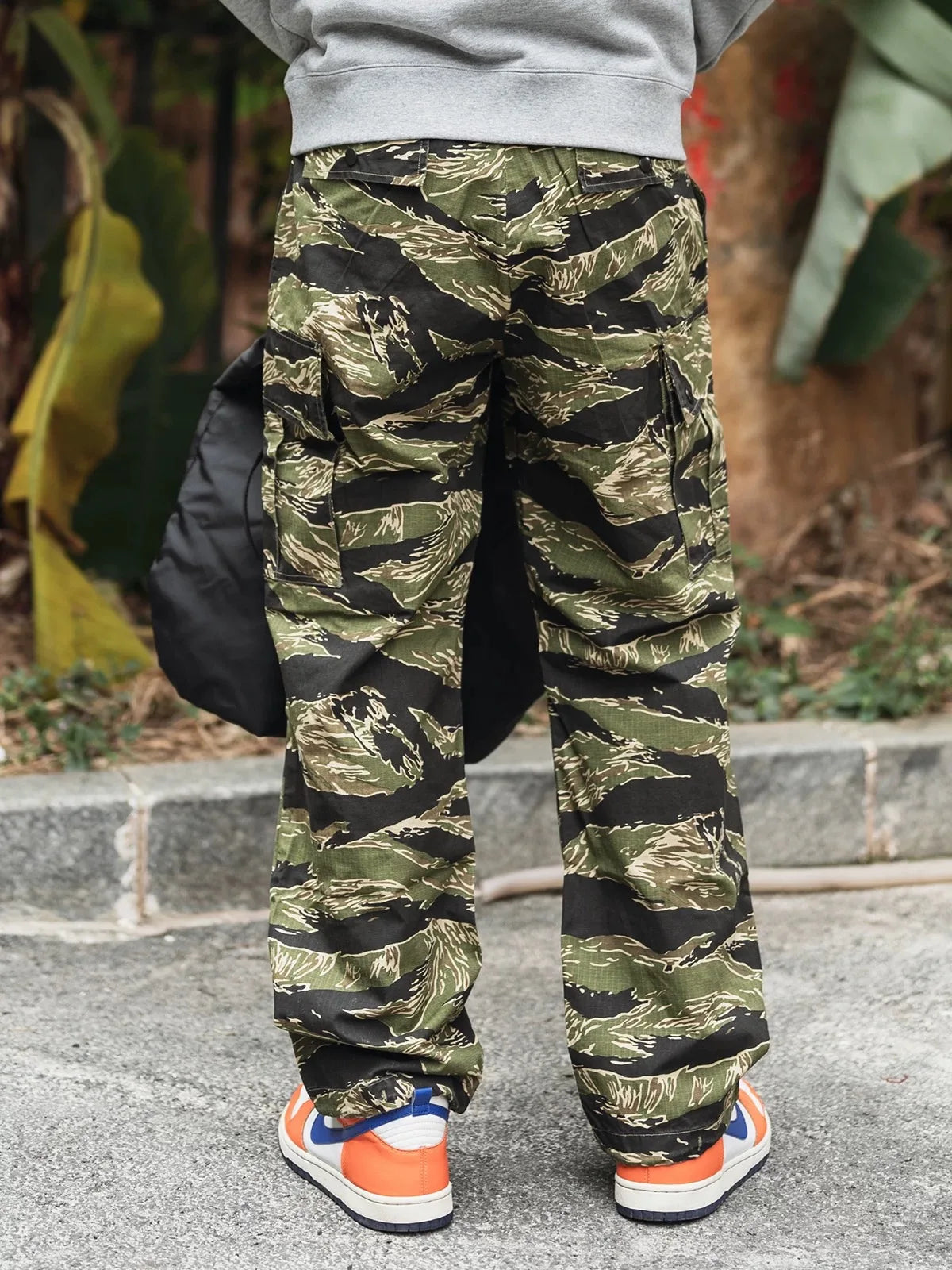 Tiger Stripe Cargo Pants