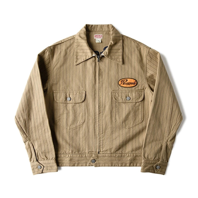 HBT Stripe Mechanic Jacket