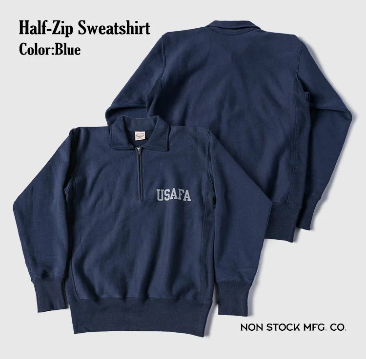 French Terry Quarter Zip Sweatshirt