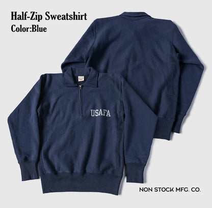 French Terry Quarter Zip Sweatshirt