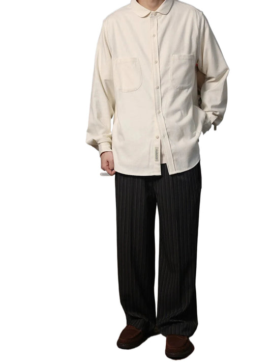 Detachable Collar Work Shirt